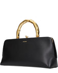 Jil Sander Black Leather Handbag