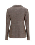 Burberry Brown Wool Oves Aries Blazer
