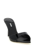 LE SILLA Black Polyethylene Stiletto Heel Sandals