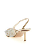 LE SILLA Beige Polyester Mid Heel Pumps