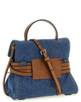 Moschino Blue Cotton Handbag