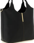 Tod's Black Calfskin Tote Bag
