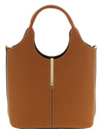 Tod's Brown Calfskin Tote Bag