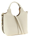 Tod's White Calfskin Tote Bag