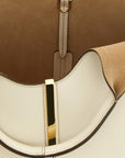 Tod's White Calfskin Tote Bag
