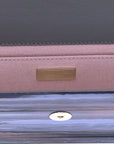 Jimmy Choo Gray Polyester Clutch Bag