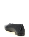 Jimmy Choo Black Leather Ballet Flats