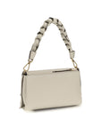 Coccinelle Beige Calf Leather Bos Taurus Shoulder Bag
