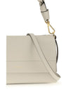 Coccinelle Beige Calf Leather Bos Taurus Shoulder Bag