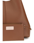 Coccinelle Brown Calf Leather Bos Taurus Shoulder Bag