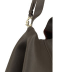 Coccinelle Brown Calf Leather Bos Taurus Shoulder Bag