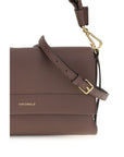 Coccinelle Brown Calf Leather Bos Taurus Shoulder Bag