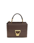 Coccinelle Brown Calf Leather Bos Taurus Handbag
