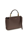 Coccinelle Brown Calf Leather Bos Taurus Handbag