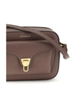 Coccinelle Brown Calf Leather Bos Taurus Shoulder Bag