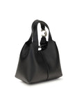 Coccinelle Black Calf Leather Bos Taurus Shoulder Bag