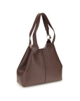 Coccinelle Beige Calf Leather Bos Taurus Shoulder Bag