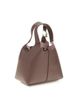 Coccinelle Beige Calf Leather Bos Taurus Shoulder Bag