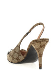 Gucci Beige Polyester High Heel Pumps