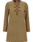 Gucci Beige Cotton Short Dress