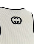 Gucci Bicolor Viscose Tank Tops