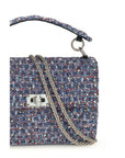 Valentino Garavani Blue Fabric Handbag