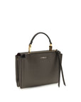 Coccinelle Brown Calf Leather Bos Taurus Handbag