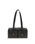 Coccinelle Black Calf Leather Bos Taurus Shoulder Bag