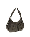 Coccinelle Brown Calf Leather Bos Taurus Shoulder Bag