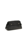 Moschino Black Goatskin Shoulder Bag