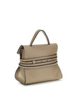 Moschino Beige Goatskin Shoulder Bag