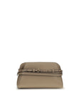 Moschino Beige Goatskin Shoulder Bag