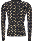 Marine Serre Black Polyamide Long Sleeve T-Shirt