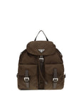 Prada Brown Recycled Polyamide Backpack