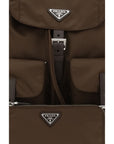 Prada Brown Recycled Polyamide Backpack