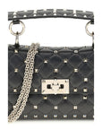 Valentino Garavani Black Lamb Ovis Aries Aries Handbag