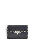 Valentino Garavani Black Calf Leather Bos Taurus Shoulder Bag