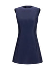 Balenciaga Blue Wool Oves Aries Casual Dress