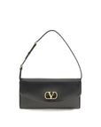 Valentino Garavani Brown Lamb Ovis Aries Aries Shoulder Bag