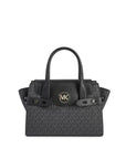 Michael Kors Black Pvc Satchel Bag