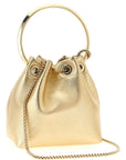 Jimmy Choo Gold Lamb Leather Handbag