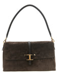 Tod's Brown Calfskin Shoulder Bag