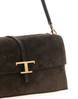 Tod's Brown Calfskin Shoulder Bag