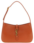 Saint Laurent Orange Calfskin Shoulder Bag