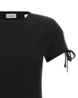 Burberry Black Cotton Short Dress