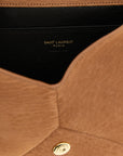 Saint Laurent Beige Lamb Leather Clutch Bag