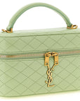 Saint Laurent Bicolor Lamb Leather Handbag