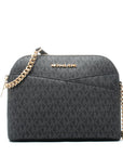 Michael Kors Black Leather Crossbody Bag
