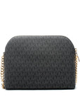 Michael Kors Black Leather Crossbody Bag