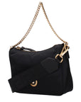 Versace Black Fabric Handbag